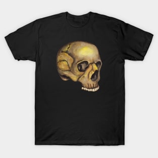 Dead human watercolor skull T-Shirt